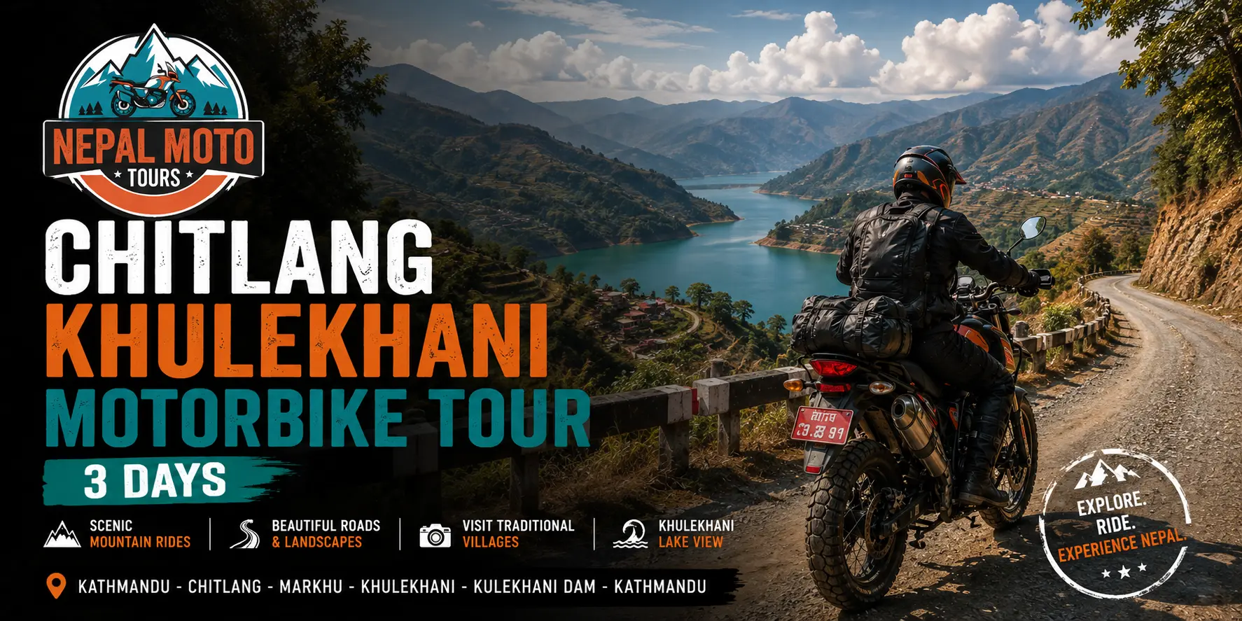 Chitlang Khulekhani Motorbike Tour
