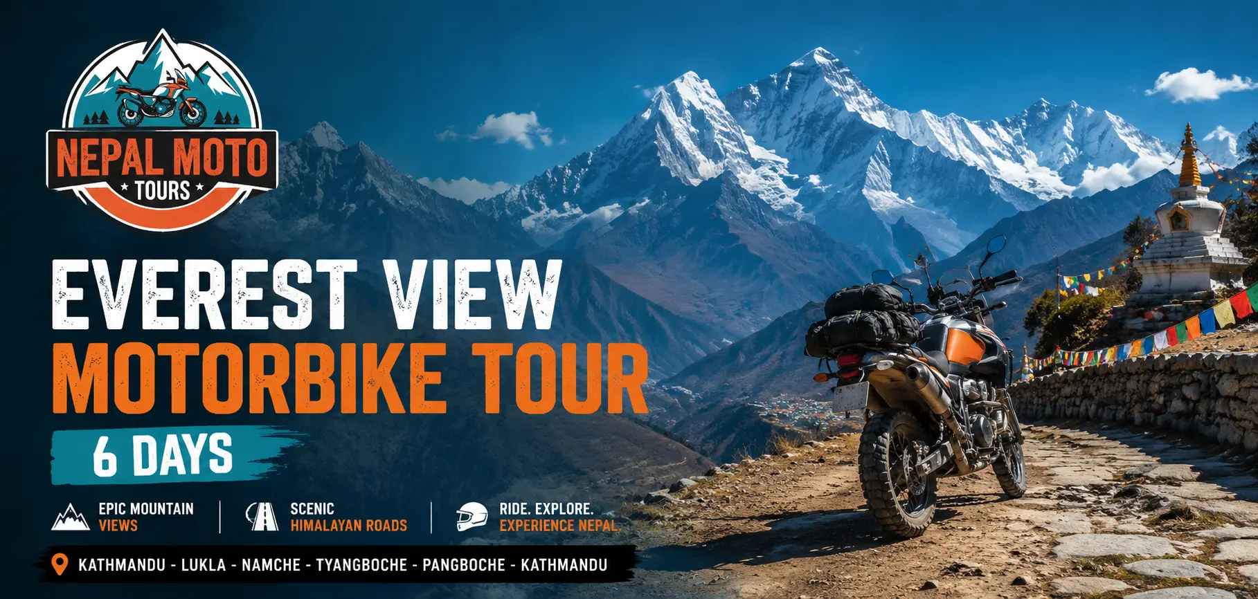Everest View Motorbike Tour - 6 Days