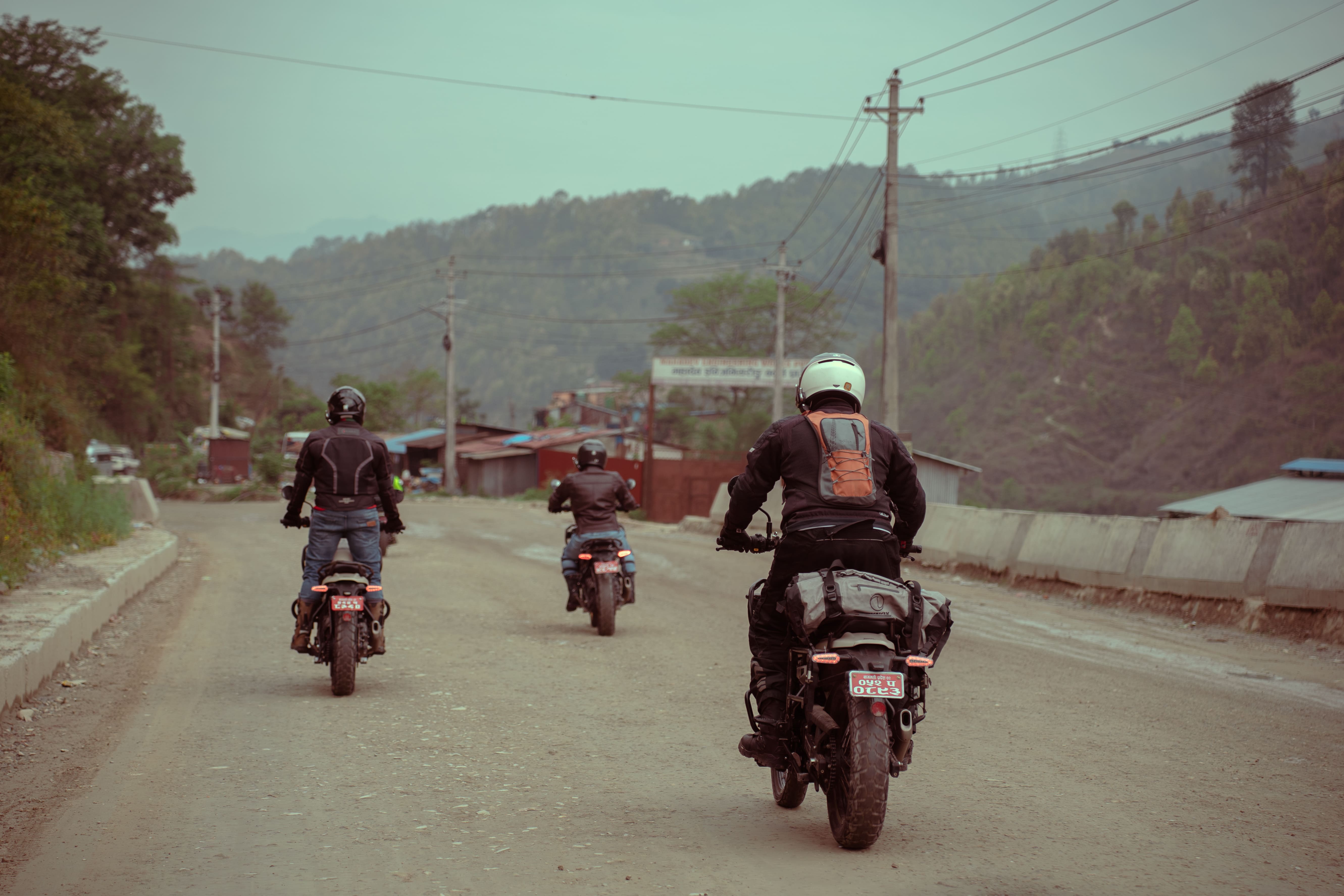 Beautiful Mountain highway around Pokhara