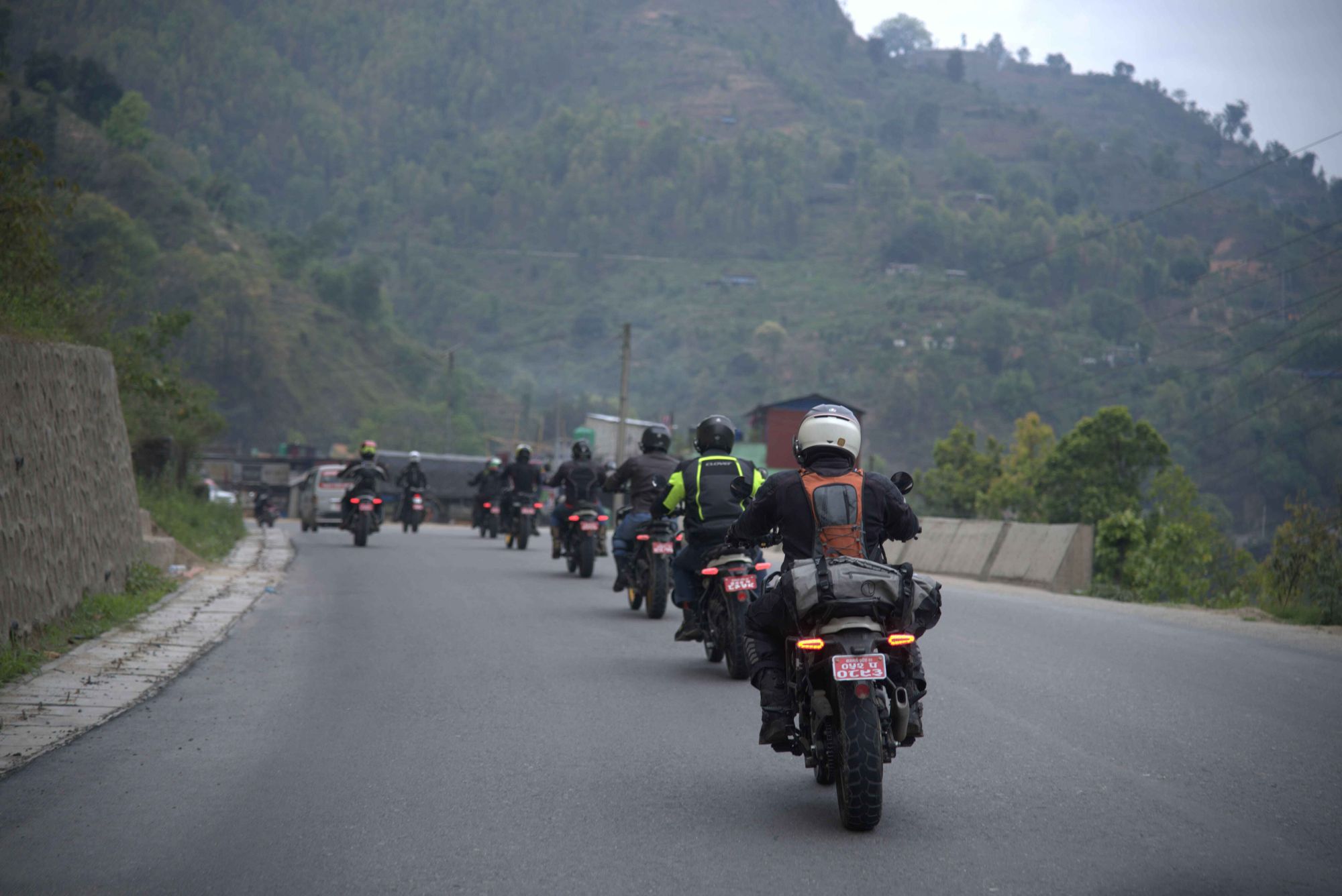 Group ride to muktinath